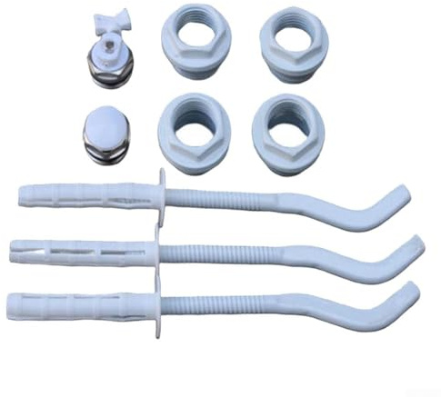 HanOaki Radiator Heater Accessory Kit 13 Pcs with 1'' G to 3/4'' NPT Connectors Wall Mounting Hardware for Heating System Installation(1)