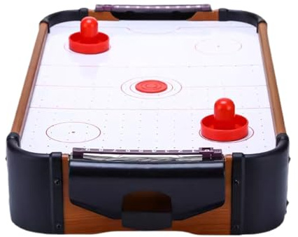 Tavolo Da Gioco Air Hockey Per Bambini | Realizzato In Legno Per Due Giocatori - Giocattolo da Hockey da Tavolo Leggero e in Formato Mini,per Ragazzi Ragazze Adolescenti Compleanno Natale Capodanno