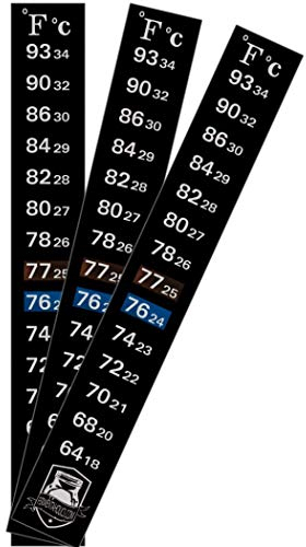 Fermentaholics Fermenter Stick On-Adhesive Strip Thermometer-Displays Degrees In Celsius And Fahrenheit-For Kombucha,Beer,Wine,Or Mead