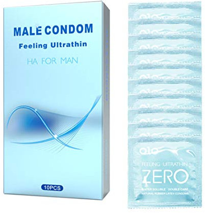 30 Pc Ultra Sottile Preservativi Acido Ialuronico Preservativo Larghezza: 52 mm