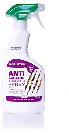 Karlsten Anti-Scratch Cat Repellent Spray – Ultimate Cat Scratching Deterrent for Furniture, Sofas, Carpets & Doors – Stop Cat Damage Instantly – Long-Lasting, Non-Toxic Formula – 500ML