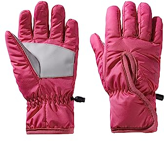 Jack Wolfskin Easy Entry Glove K Handschuh, Dark Fuchsia, 140