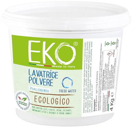 Eko Detersivo Lavatrice Polvere 4Kg Ecologico