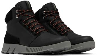 Sorel Mac Hill Lite Mid Plus WP, Botas de invierno impermeables, Hombre, Black Quarry, 42.5 EU