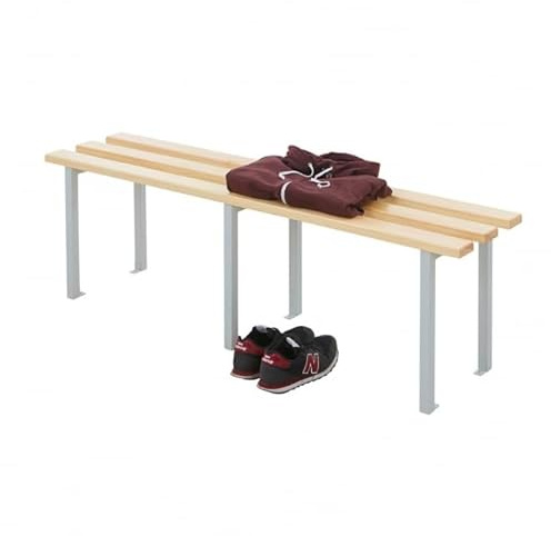 BiGDUG Essentials Changing Room Bench - Cloakroom Locker - Single Bench - 450h x 1500w x 350d mm