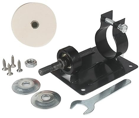 Smerigliatrice da Banco, Coltello in ceramica Mola abrasiva Coltello Grinder Jade Mini Lucidatrice elettrica fai-da-te Staffa Coperchio protezione Supporto ruota ,per rettifica, lucidatura e perforazi