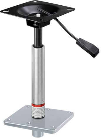 Adjustable Boat Seat Pedestal Kit w/ Lock in 3/4 Pin Post&Power Pedestal