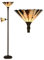 Clayre & Eef Tiffany Stehlampe Ø 38x178 cm Beige Braun Glas Tiffany Lampen
