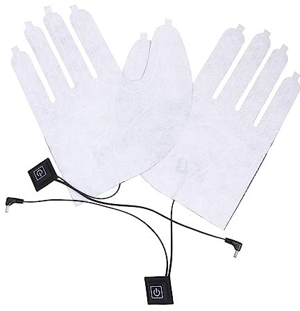 Supvox Beheizbare Heizkissen Für Handschuhe Temperaturregelung Wiederaufladbare Lithium-akku-heizpads Wasserdichtes Metallcellosilk-Material Kabelloser Handschuh-wärmer Für Wintereinsatz