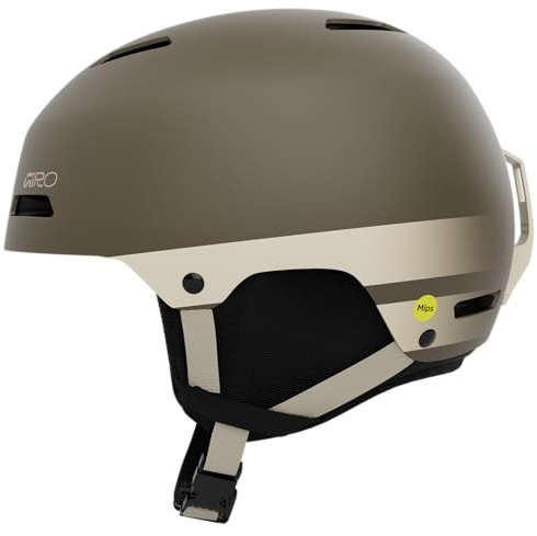 Giro Ledge FS MIPS Ski Helmet & Snowboard Helmet M, ABS Hard Shell with EPS, MIPS Protection, In Form Fit System, Ventilation, Freestyle Helmet Matte Bark (Two-Tone)
