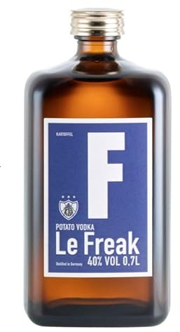 Le Freak Premium Kartoffel Vodka – Handcrafted Potato Vodka aus Deutschland – Weich, Cremig & Würzig – Mehrfach Destilliert – Ideal Pur, auf Eis & für Cocktails – 40% Vol. – Jacobi Spirits