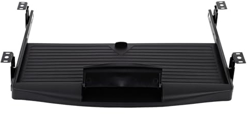 Totority Bandeja y Mesa Tipo Teclado Cajón Deslizante bajo Soporte Fácil de Instalar Usar en Material PP y Aleación Metálica Computadora Oficina