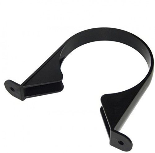 FLOPLAST 110mm Soil Pipe Clip Black - Bag of 2