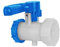 Bradas IBC Container Klappenhahn Absperrhahn Adapter mit AG S60x6 Auslaufhahn Kugelhahn IBCS60F-BTVS60M 6362