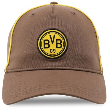 PUMA Unisex Borussia Dortmund King Cap OneSize, Haute Coffee Matte Gold Brown Beige