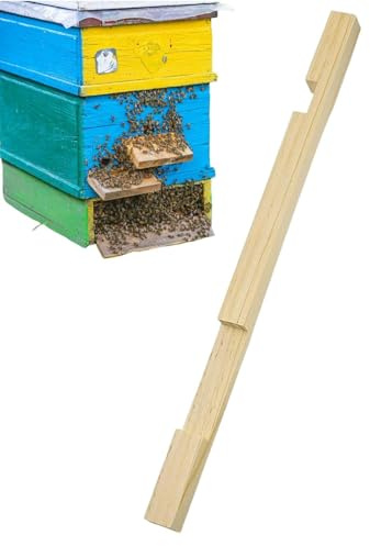 Hive Input Reducer - Massivt trä biodlingsverktyg ger ventilation och | skadedjursbekämpning, lätt att installera och hållbart | Träbiskydd för underhåll