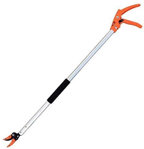 RONGJJ Astschere, Gartengriffe Langer Griff 0,6-1M Extra Langer Teleskopischer Obstpflücker Baumschneider Gartenbedarf Qualitäts-Gartengerät, 0.8m