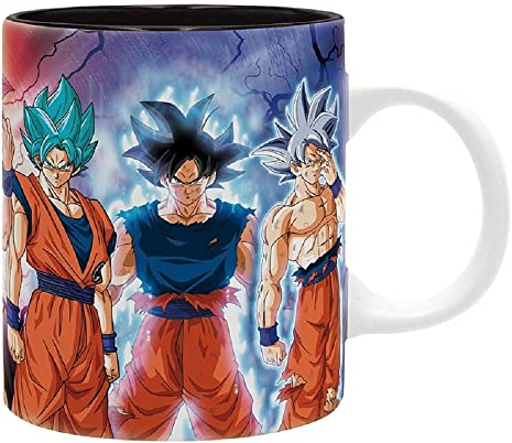 Dragonball Super - Tasse - Son Goku Transformations - Kaffeebecher Logo - Mug - Geschenkbox