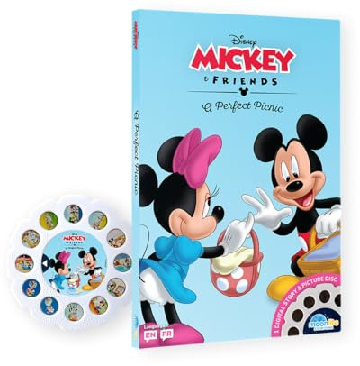 Moonlite Storybook Reels For Flashlight Projector, Kids Toddler | Mickey & Friends A Perfect Picnic | Single Reel Pack Story for 12 Months and Up