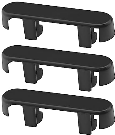 The Lord of the Tools Lot de 20 bouchons de vidange de fenêtre pour drainage de fenêtre en plastique pour fenêtre UPVC, accessoires de rechange, 39,5 x 10 x 6,5 mm, noir