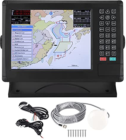 Bediffer Bootszubehör, wasserdichte globale Karte, AIS-Eingangsport, Navigation, GPS, Satelliten-GPS, Marine-GPS für C-Map