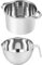 Ronyme Ensemble de casseroles à Double Bain-Marie en Acier Inoxydable pour Faire Fondre Le Chocolat, pour Faire Fondre Le Caramel, Les Bonbons, Le Savon, la