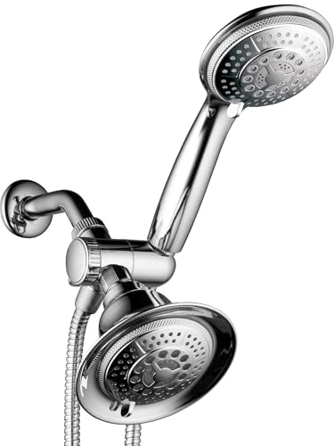 HotelSpa - Combo de ducha con cabezal de ducha LED. Sistema de ducha combinado 2 en 1 de alto rendimiento, uso manos libres, disfruta de cabezales de ducha regulares o LED y ambiente de iluminación