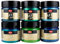 Maya Gold 6er Set (Forest) - Viva Decor Metallic Effektfarbe, Metallglanz, Effekt Farbe Metall, Bastelfarbe, Dekofarbe