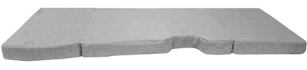 K´Foam Colchón Plegable Cama Delantera Camper Compatible con F. Transit y F. Transit Custom (+2013), Color Gris