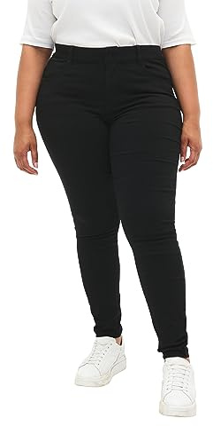Zizzi Jeggings Slim Fit Eng Skinny Jegging Jeggings pour femme Taille 42-56 - Noir - W54