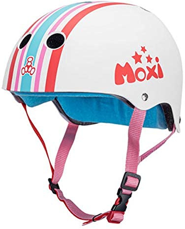 Triple 8 Certified SweatSaver - Casco Moxi Stripey (S/M: 21-22.5 Pulgadas)