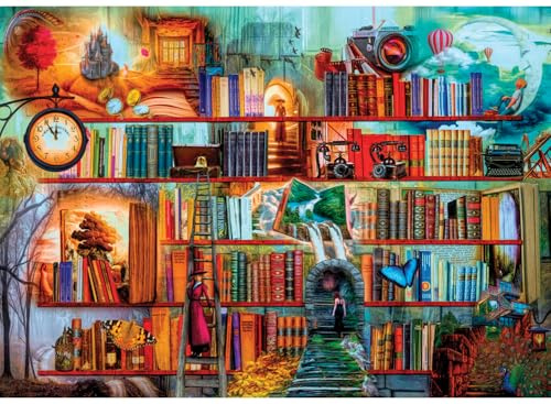 Anatolian 3000 piece jigsaw puzzles - 3000 piece puzzle MYSTERY WRITERS is ideal as a gift for the whole family and this 3000 piece jigsaw is made of ESKA BOARD