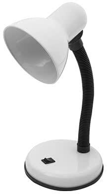 BEL AIR HOME - Lampada da scrivania ICARO, design moderno con attacco 1xE27 per illuminare il tuo spazio di lavoro e studio. Scopri la qualità e l'eleganza (BIANCO)