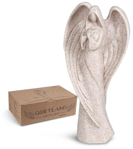 Goetland Desert Angel Statue Sympathy Gift Remembrance Figurines for Comfort Grieving, Express Condolences, Loss of Loved One, Memorial Gift for Family, Friend