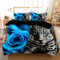 BNREDA Leopard Bettwäsche 200x200,3D Leopardmotiv Mikrofaser Bettbezug,Weich Komfort Tiermotiv Bettwäsche Sets 3teilig,Für Erwachsene, Jugendliche und Kinder (Leopard-A, 200x200cm)