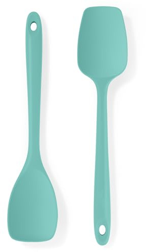 U-Taste silikonspatelsked 315 ℃ Värmebeständig (2 st, Aqua Sky)