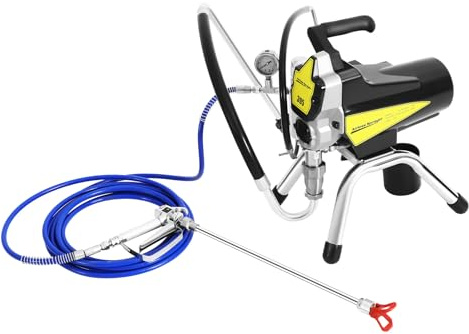 Sistema de pulverización 1800 W, 3300 psi, caudal de 2,5 l/min, pulverizador de pintura en polvo, sin aire para pinturas de pared, pinturas de látex, barnices y esmaltes
