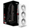 XFX Carte Graphique Swift AMD Radeon RX 9060 XT OC White Triple Fan Gaming Edition 16 Go (RX-96TS316W7)
