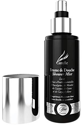 Camylle - Shower Mist Luxe - Emulsione di oli essenziali da diffondere nella doccia - Energizzante con aromi freschi e ammalianti - 150ml