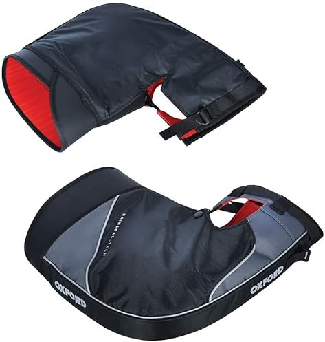 Oxford Super Muffs Motorbike Motorcycle Waterproof Handlebar Thermal Muffs OX395 (Black)