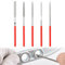 Mini Feilen Set, Nadelfeilen Set Metall, 5 Stück Mini Diamond Files Set, Diamant Nadelfeile Set, Mini Diamantfeile, Metall Diamantnadelfeilen-Set, Feilenset, Diamant Feilen