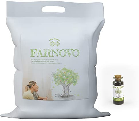 Farnovo Pintura de pared interior color seco (perla negra)