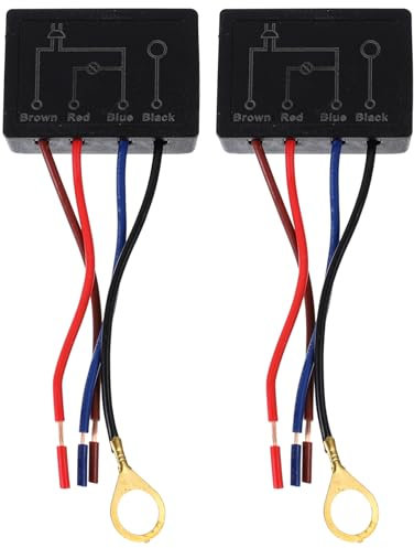Gadpiparty 8pezzi Interruttori Tattile Per Lampade Da Tavolo Touch Light Switch Con Della Luminosità Modulo Di Controllo Pratico e Funzionale Colori Variabili Per Design Accattivante
