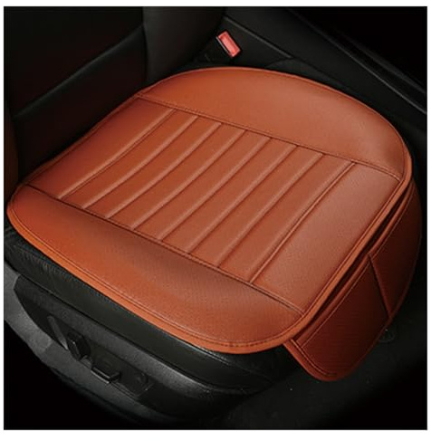 Bilsätesöverdrag Set För Volvo S60 V40 Xc70 V50 Xc60 V60 V70 S80 Xc90 V50 C30 S40 Alla modeller Universal Läder Sittdyna Bilsätesskydd Set(1 seat brown)