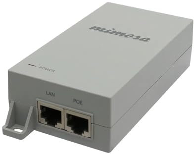 EXTRALINK Gigabit PoE Injector 24 V – Potente PoE Switch & Injector 24 V 0,5 A para dispositivos de red, ideal como conmutador LAN, divisor de red y conmutador PoE, fuente de alimentación estable