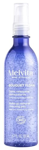 Melvita - Gelée Démaquillante Douceur - Bouquet Floral - Texture Fondante - pour Peau Fraîche et Rayonnante - 200 ml