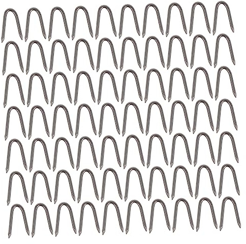 TOYANDONA 70piezas Ñas Forma Clavos para Césped Herramienta para Fijar Césped Clavo De Fijación para Suelo De Jardín Jardinería