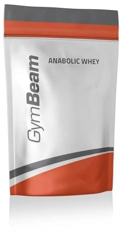 GymBeam Anabolic Whey - Proteine in Polvere Multicomponente con Whey Protein, Arricchite con Creatina Monoidrato e Peptidi di Glutammina, con Aminoacidi Essenziali (2500 g, Strawberry)