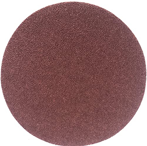 FEIHU 30 Stück Selbstklebende Scheiben red Ø 300 mm Körnung je 5 x P60, P80,P120, P180, P240, P320für Bandschleifer| tellerschleifer|Band-Tellerschleifer|Tellerschleifpapier（PSA-Schleifpapier）