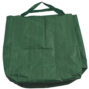 Borsa Raccogli Foglie Ideale per l'Ordine del Giardino - Soluzione per Giardinaggio, in TNT Robusto, 43x41x48cm, Verde